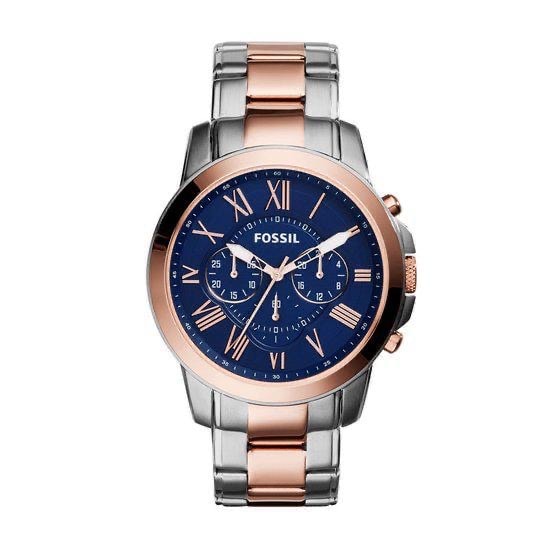 Fossil Chronographe Bicolore