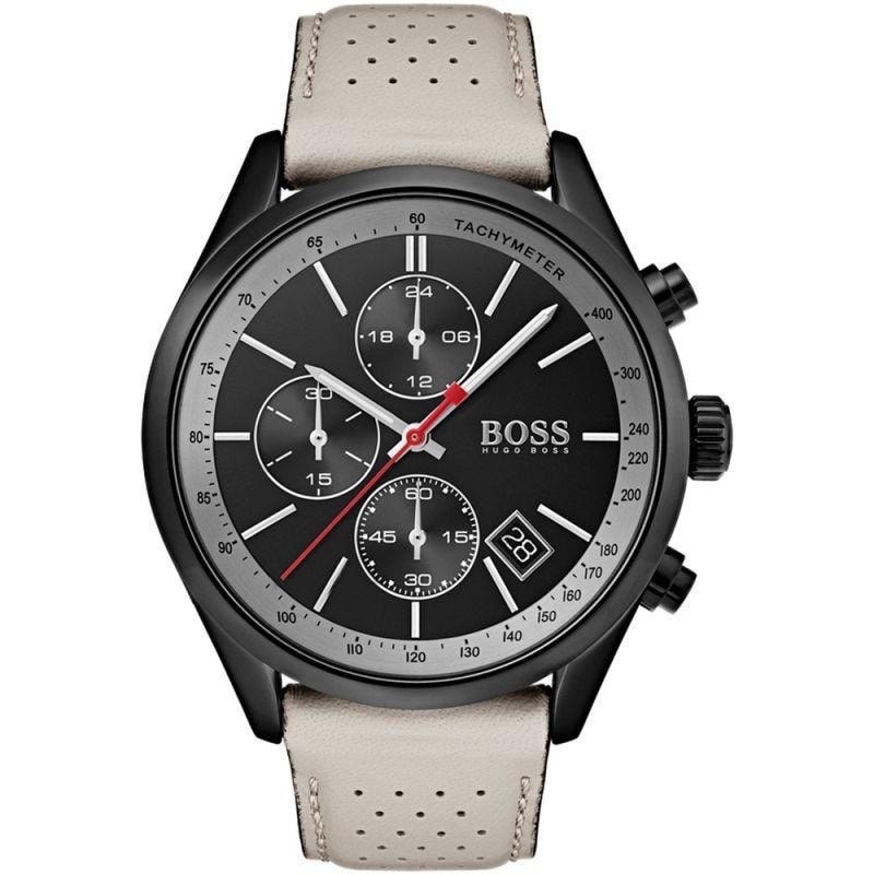 Hugo Boss Chronographe Cuir Beige